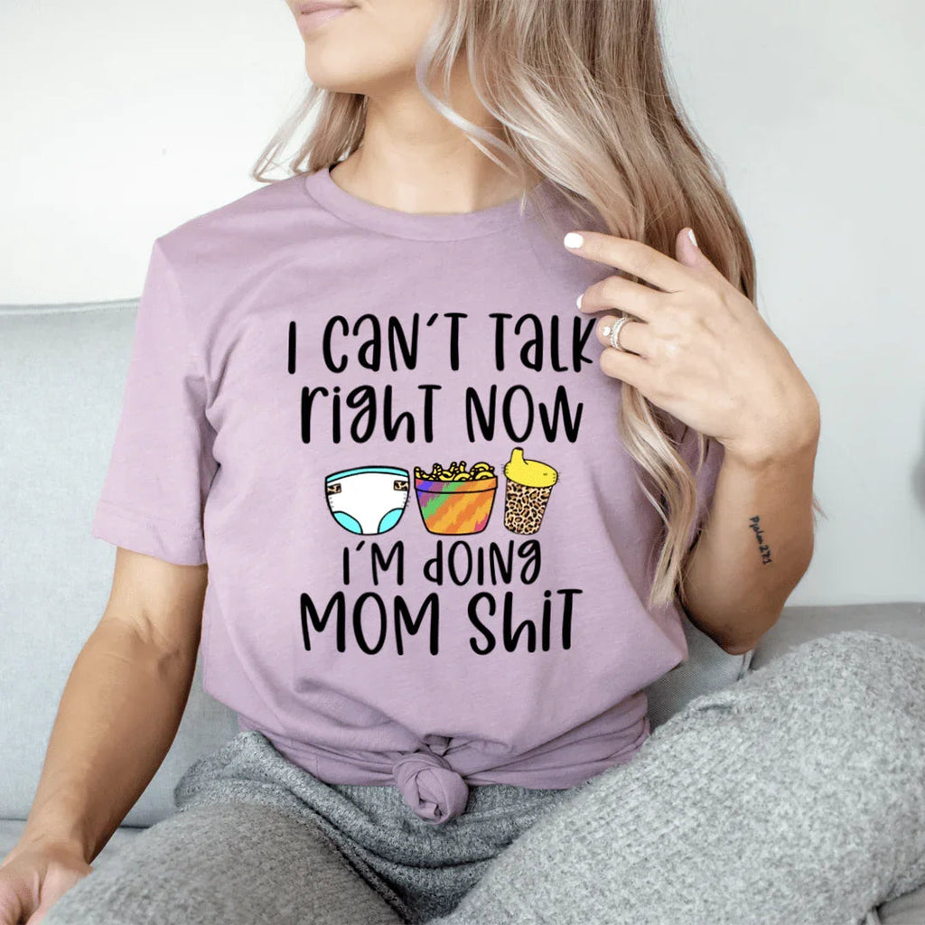 I Can't Talk Right Now Tee - WonderingCloth
