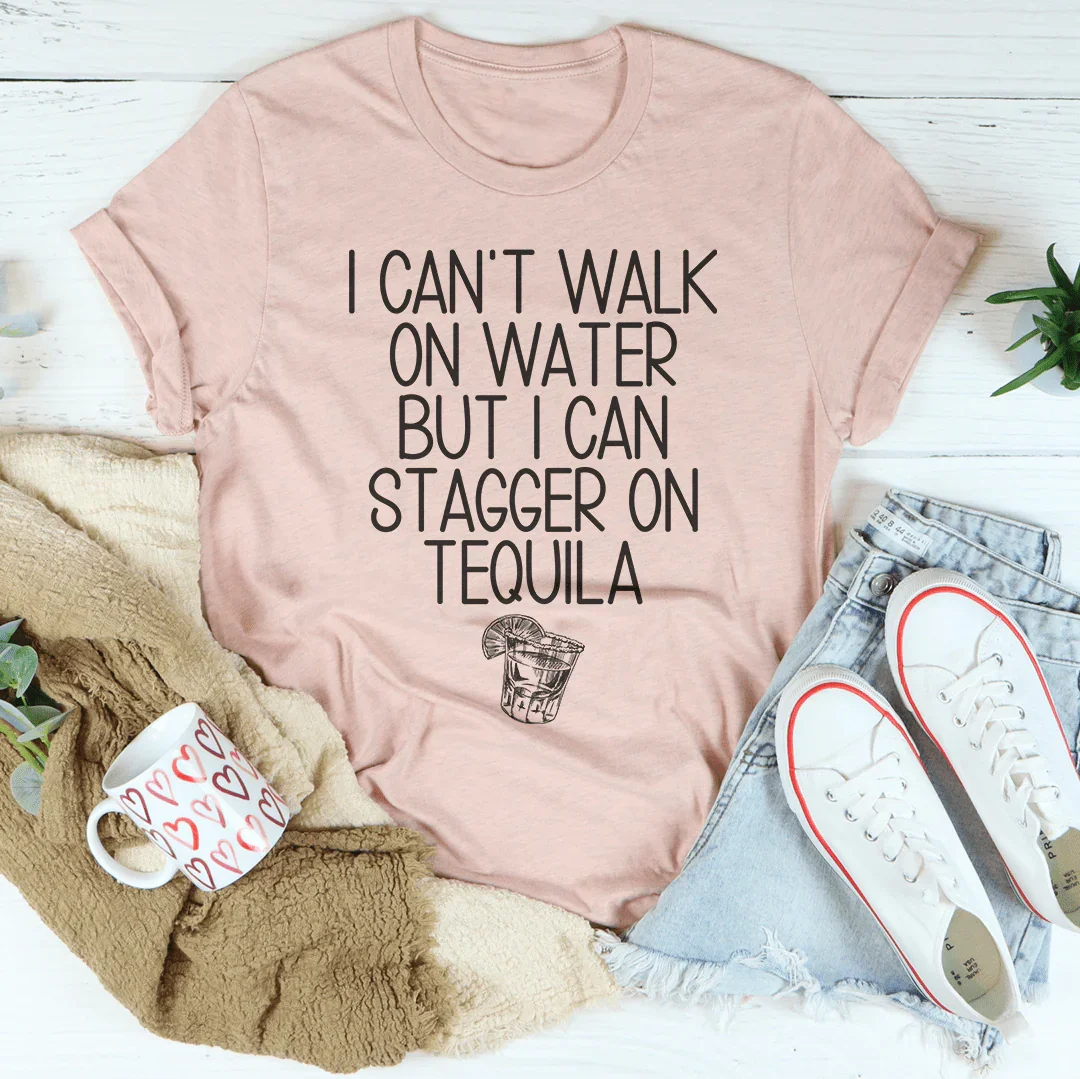 I Can't Walk On Water Tee - WonderingCloth