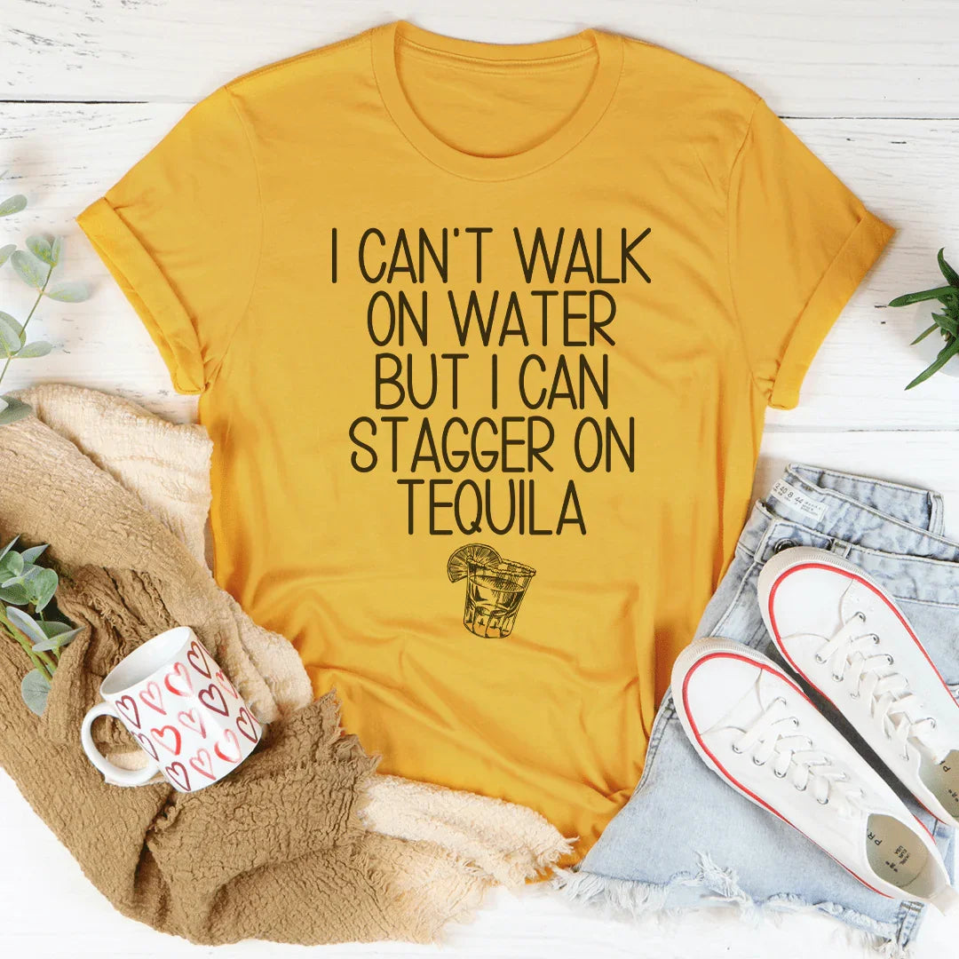 I Can't Walk On Water Tee - WonderingCloth