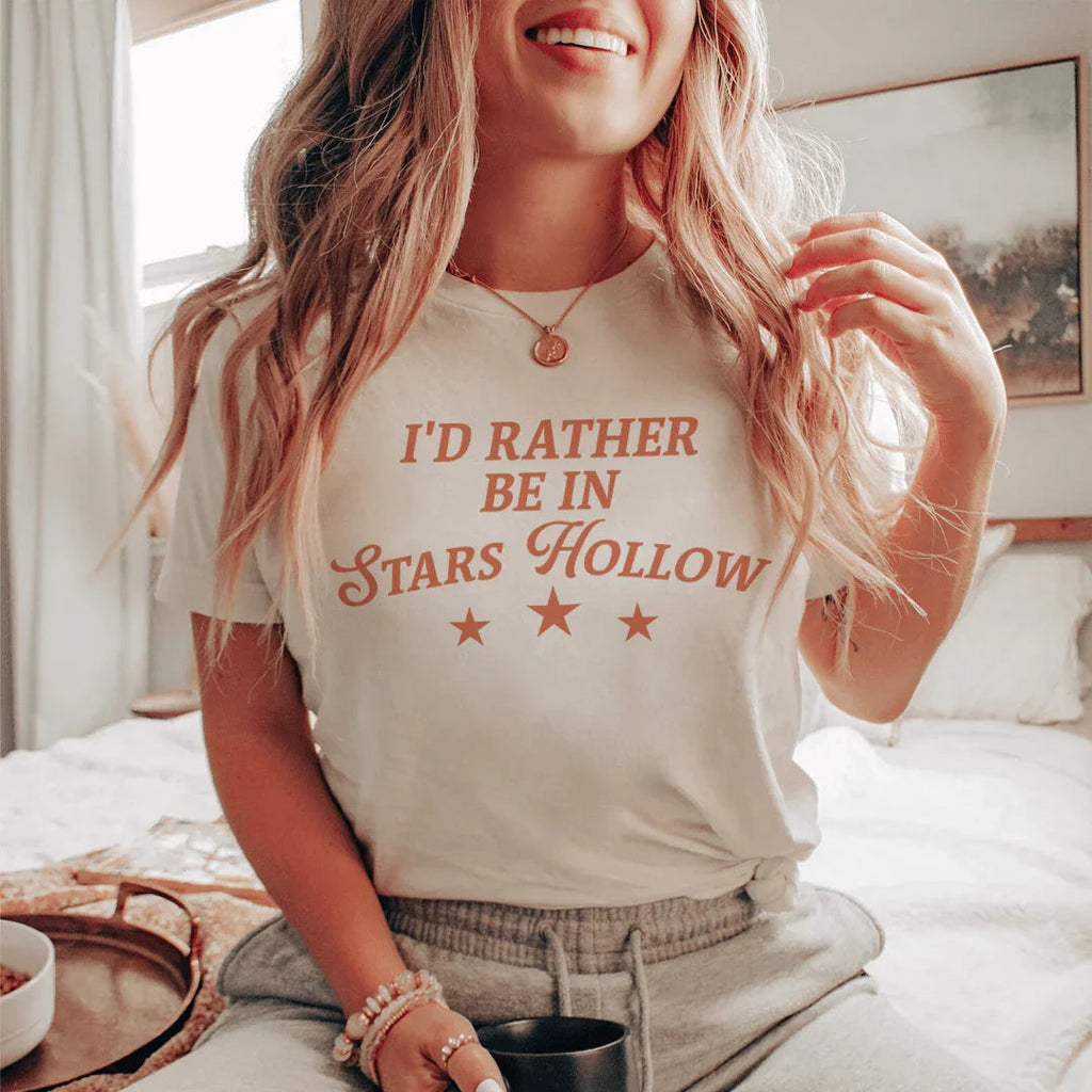 I'd Rather Be In Stars Hollow Tee - WonderingCloth