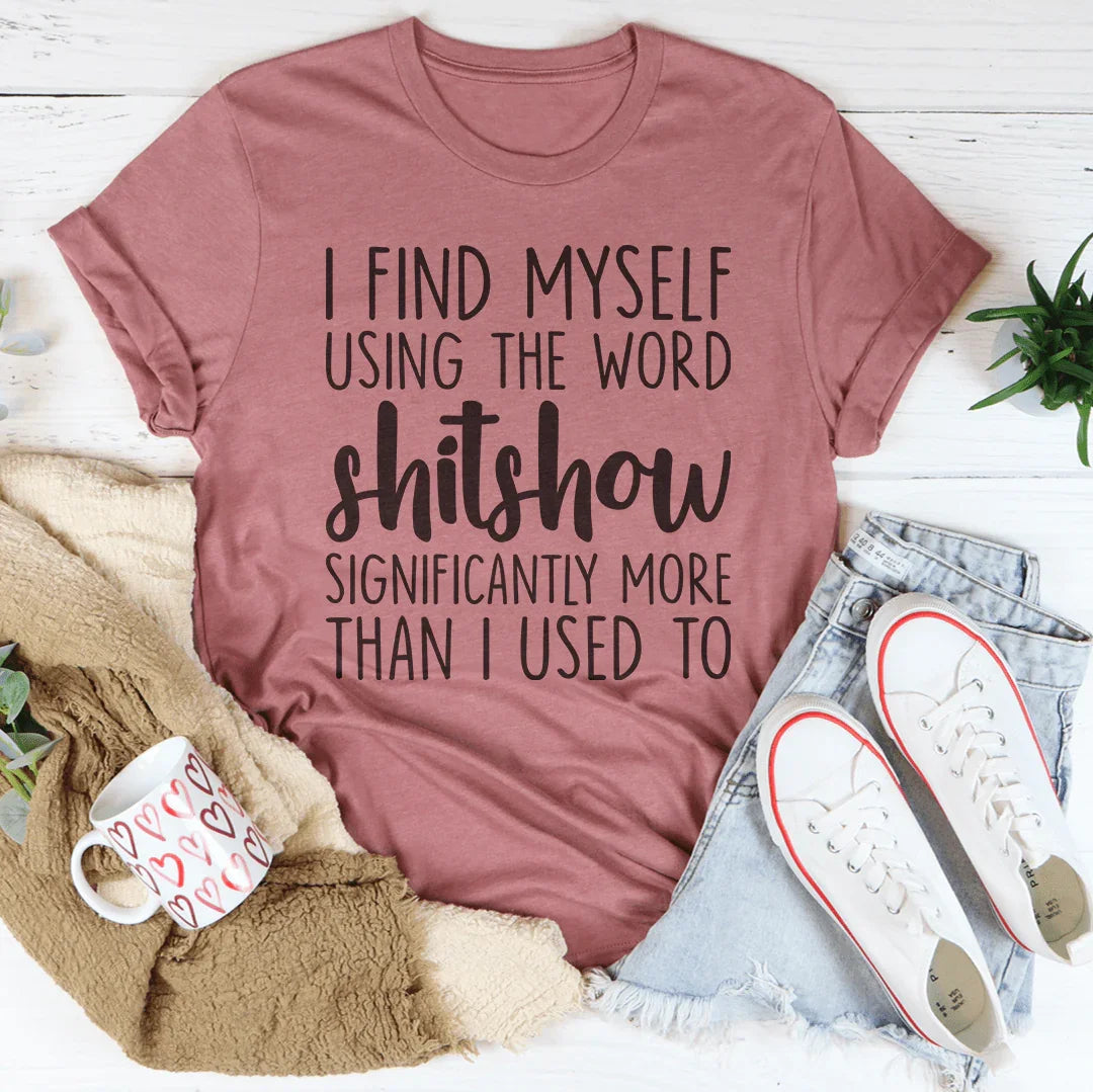 I Find Myself Using The Word Tee - WonderingCloth