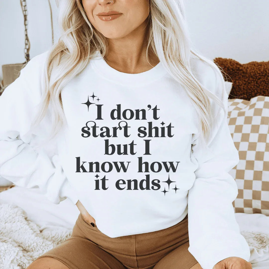 I Know How It Ends Sweatshirt Sweatshirt - WonderingCloth