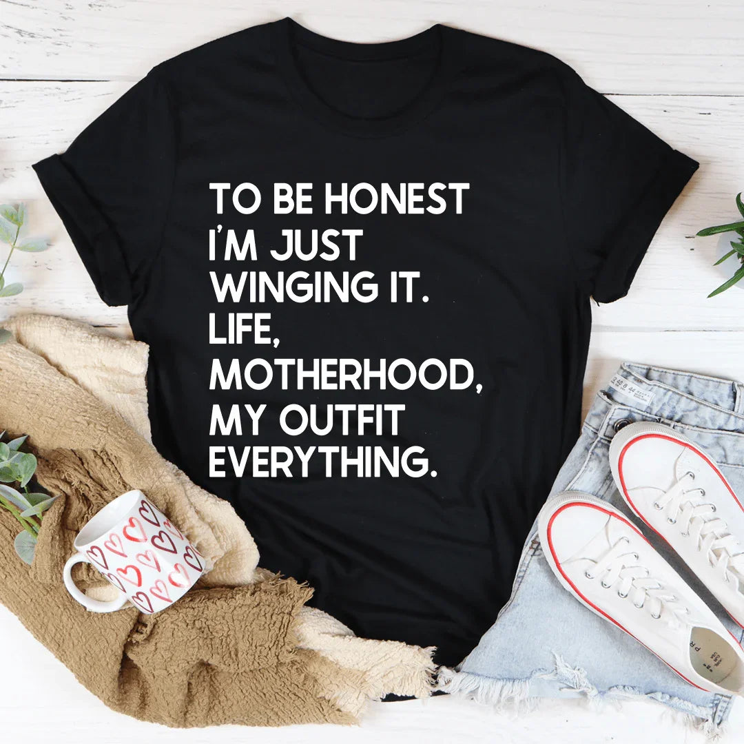 I'm Just Winging It Tee - WonderingCloth
