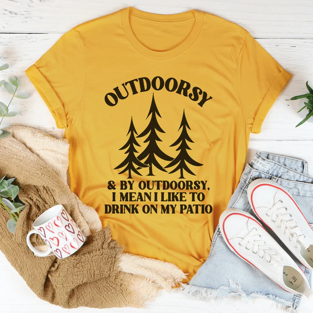 I'm Outdoorsy Tee - WonderingCloth