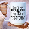 I Need Some Rest Ceramic Mug 15 oz - WonderingCloth