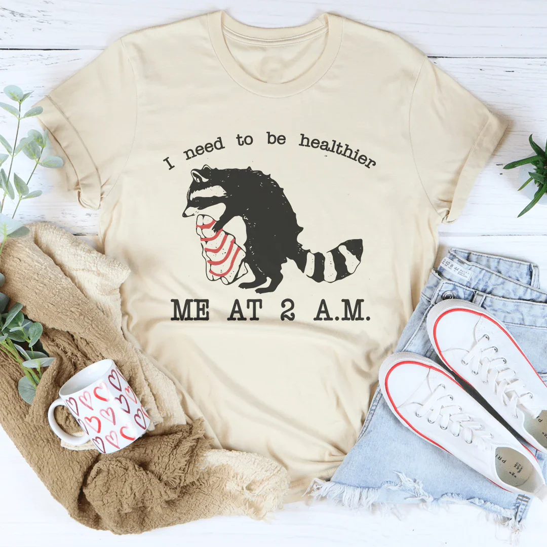 I Need To Be Healthier Me At 2 A.M. Little Debbie Christmas Tee - WonderingCloth