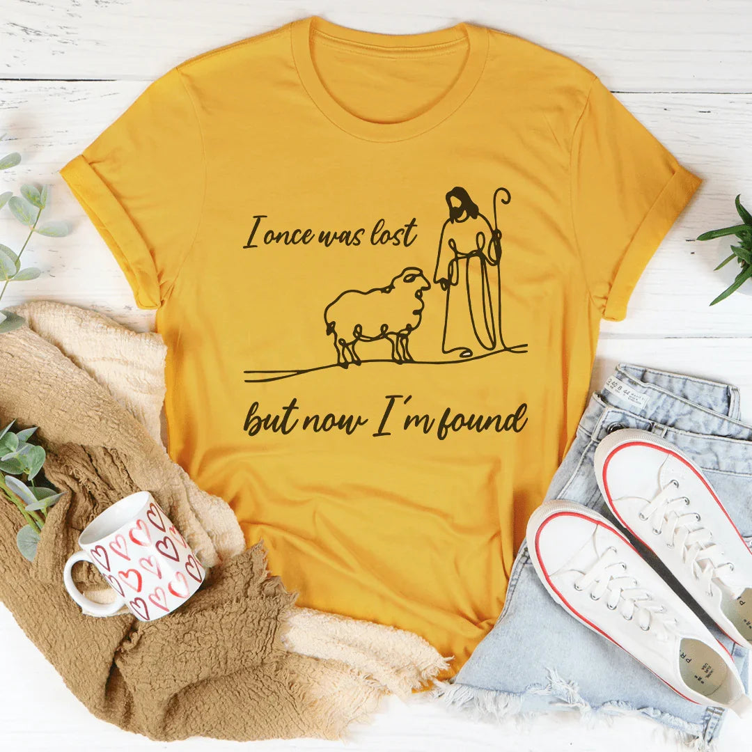 I Once Was Lost But Now I'm Found Tee - WonderingCloth