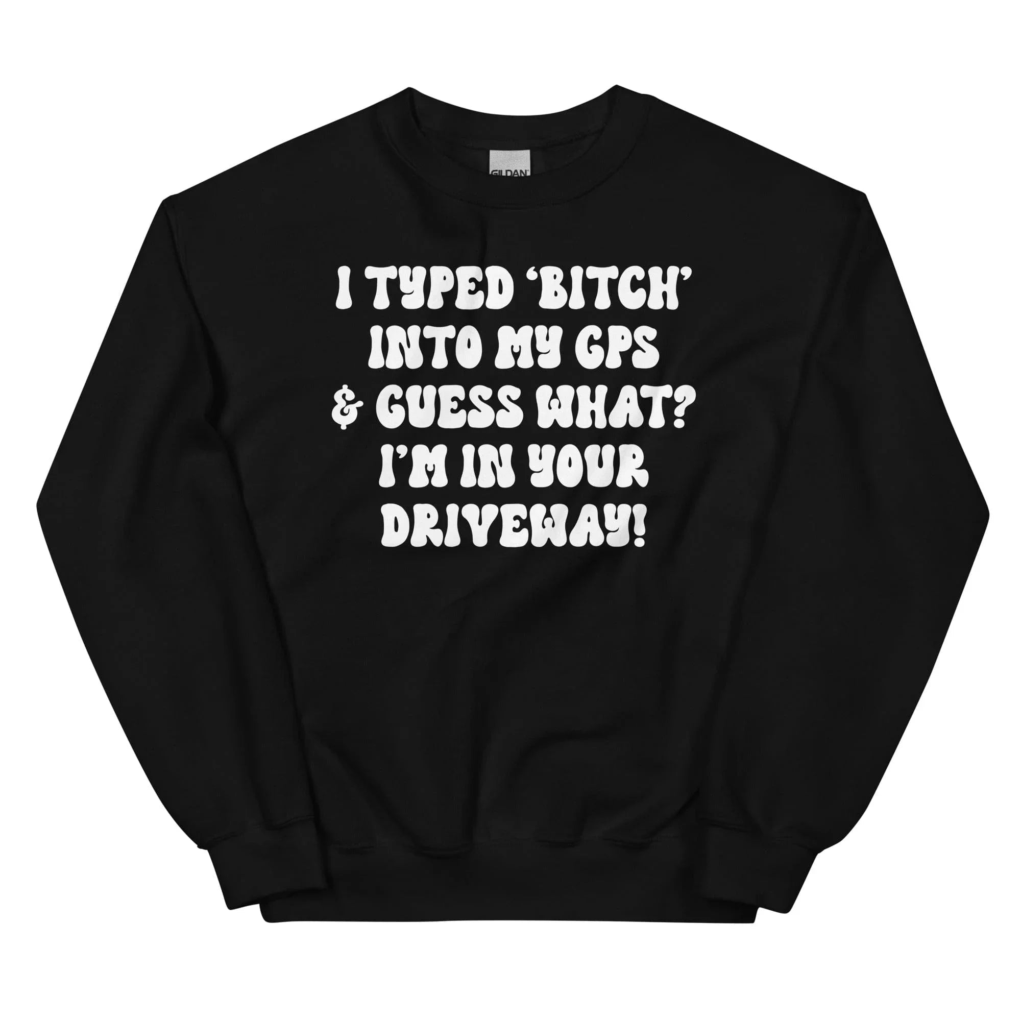 I Typed B Into My GPS & Guess What I'm In Your Driveway Sweatshirt - WonderingCloth