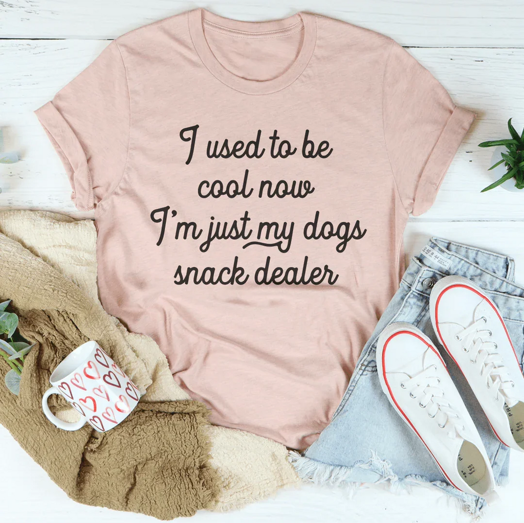 I Used To Be Cool Now I'm Just My Dogs Snack Dealer Tee - WonderingCloth