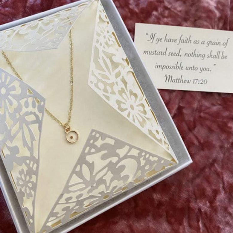 Mustard Seed Faith Necklace - WonderingCloth