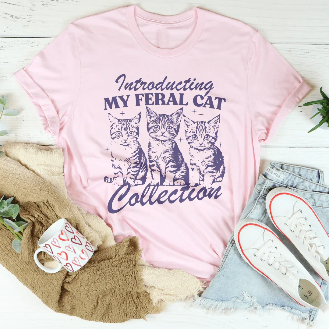 Introducting My Feral Cat Collection Tee - WonderingCloth