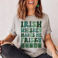 Irish Whiskey Makes Me Frisky Tee - WonderingCloth