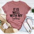 It Is Well With My Soul Tee - WonderingCloth