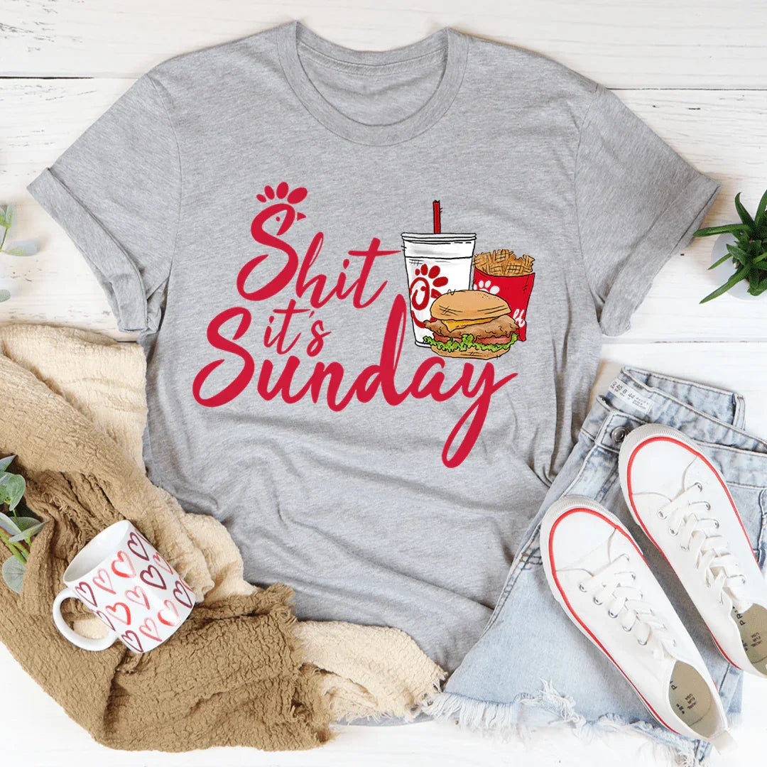 It's Sunday Chicken Tee - WonderingCloth