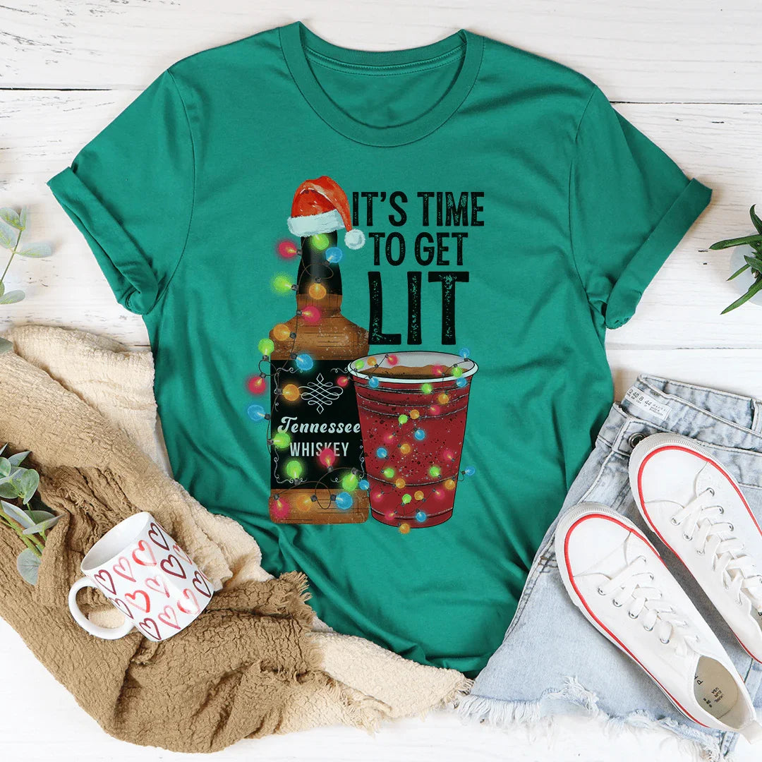 It's Time To Get Lit Tee - WonderingCloth