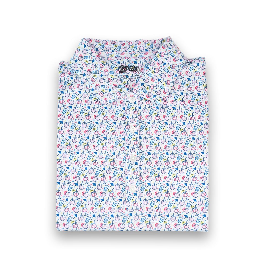It's 5 O'clock Somewhere Women's Polo (Sleeveless) - WonderingCloth