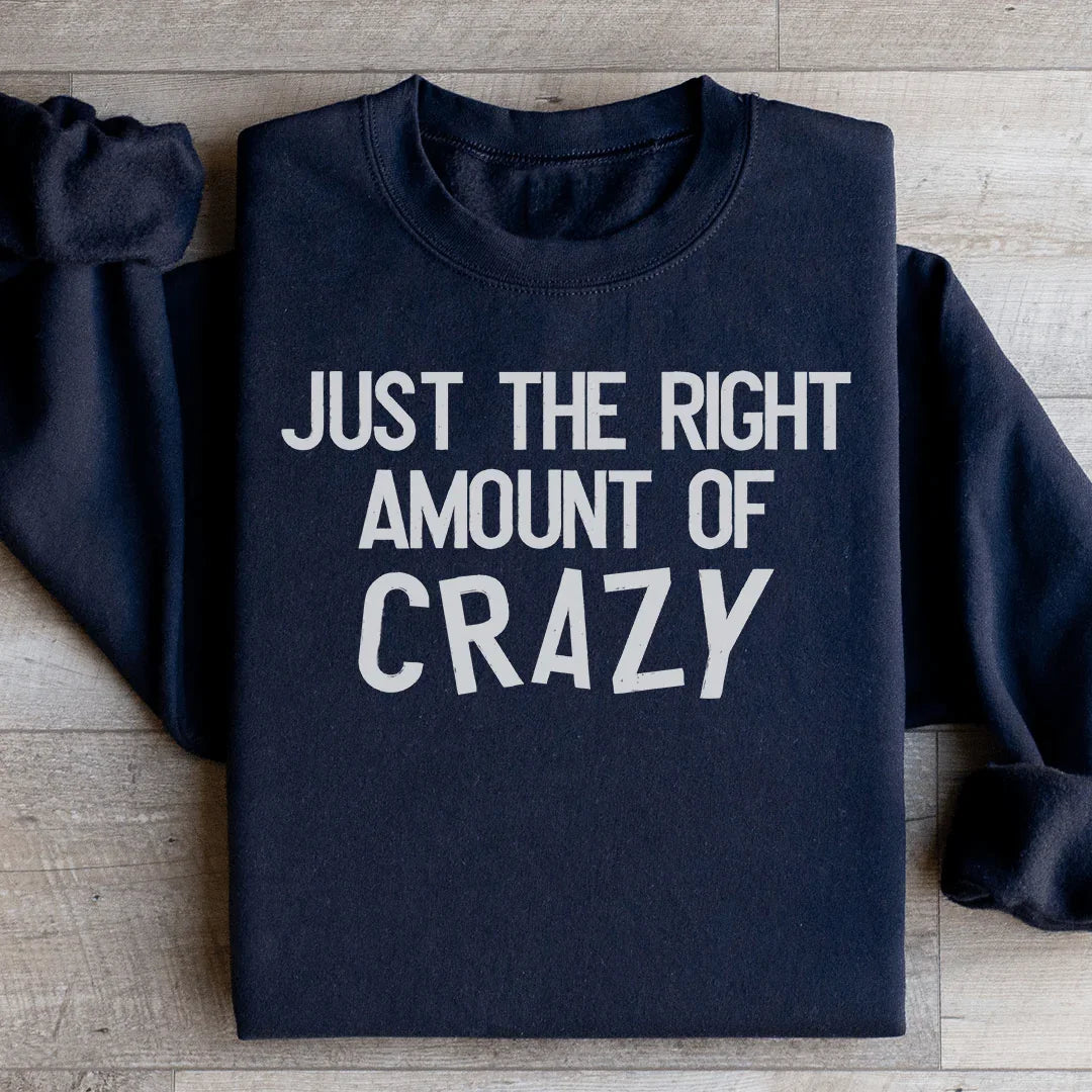 Just The Right Amount Of Crazy Sweatshirt - WonderingCloth