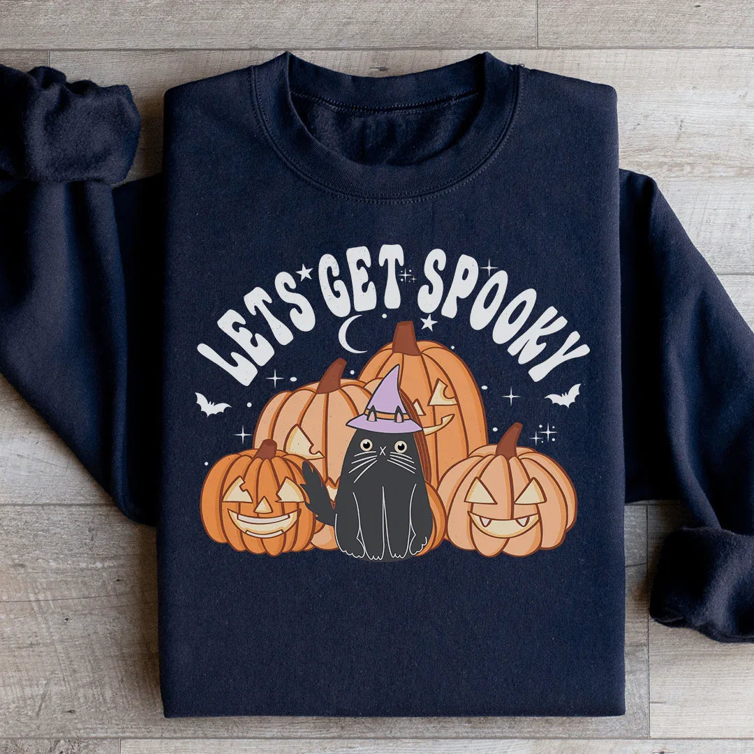 Lets Get Spooky Sweatshirt - WonderingCloth