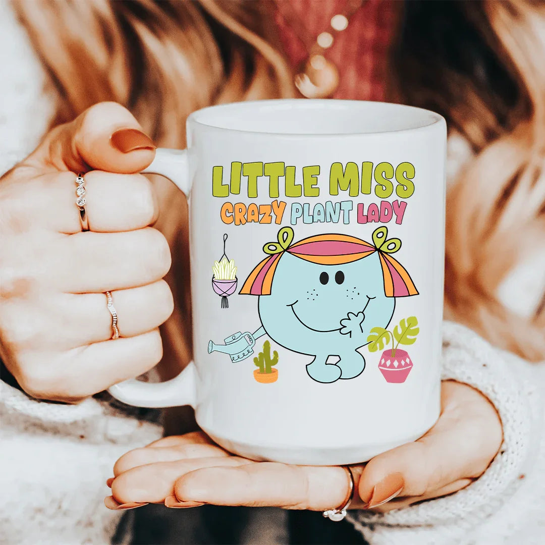 Little Miss Crazy Plant Lady 15 oz - WonderingCloth