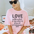 Love Is Like A Fart Tee - WonderingCloth