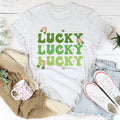 Lucky Retro Rainbow Tee - WonderingCloth
