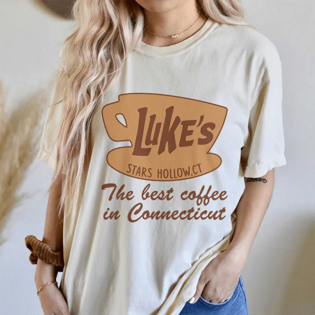 Luke's Coffee Tee - WonderingCloth
