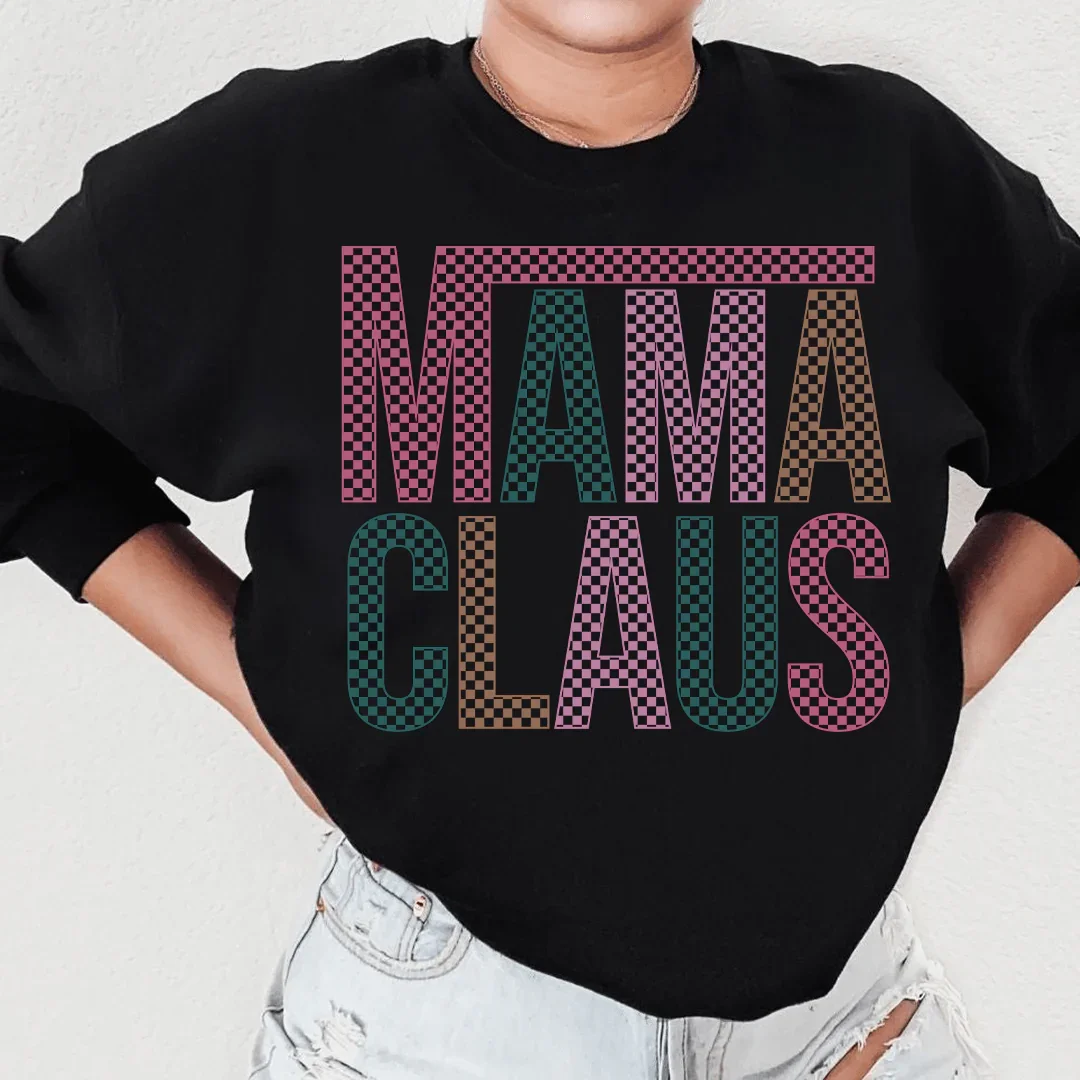 Mama Claus Sweatshirt - WonderingCloth