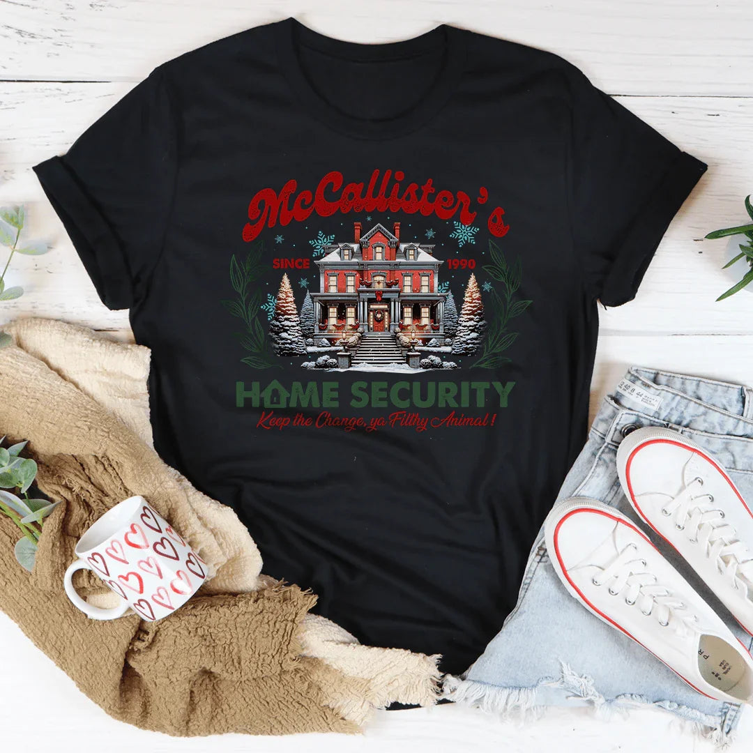 McCallister's Home Security Tee - WonderingCloth