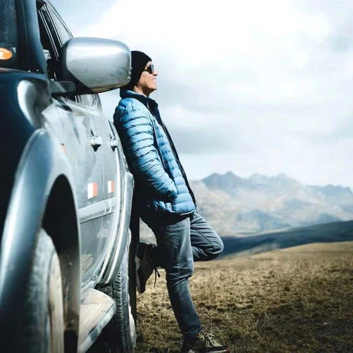Men's Alpafill Puffer Alpaca Jacket - WonderingCloth