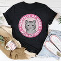 Mentally At Home With My Cat Tee - WonderingCloth
