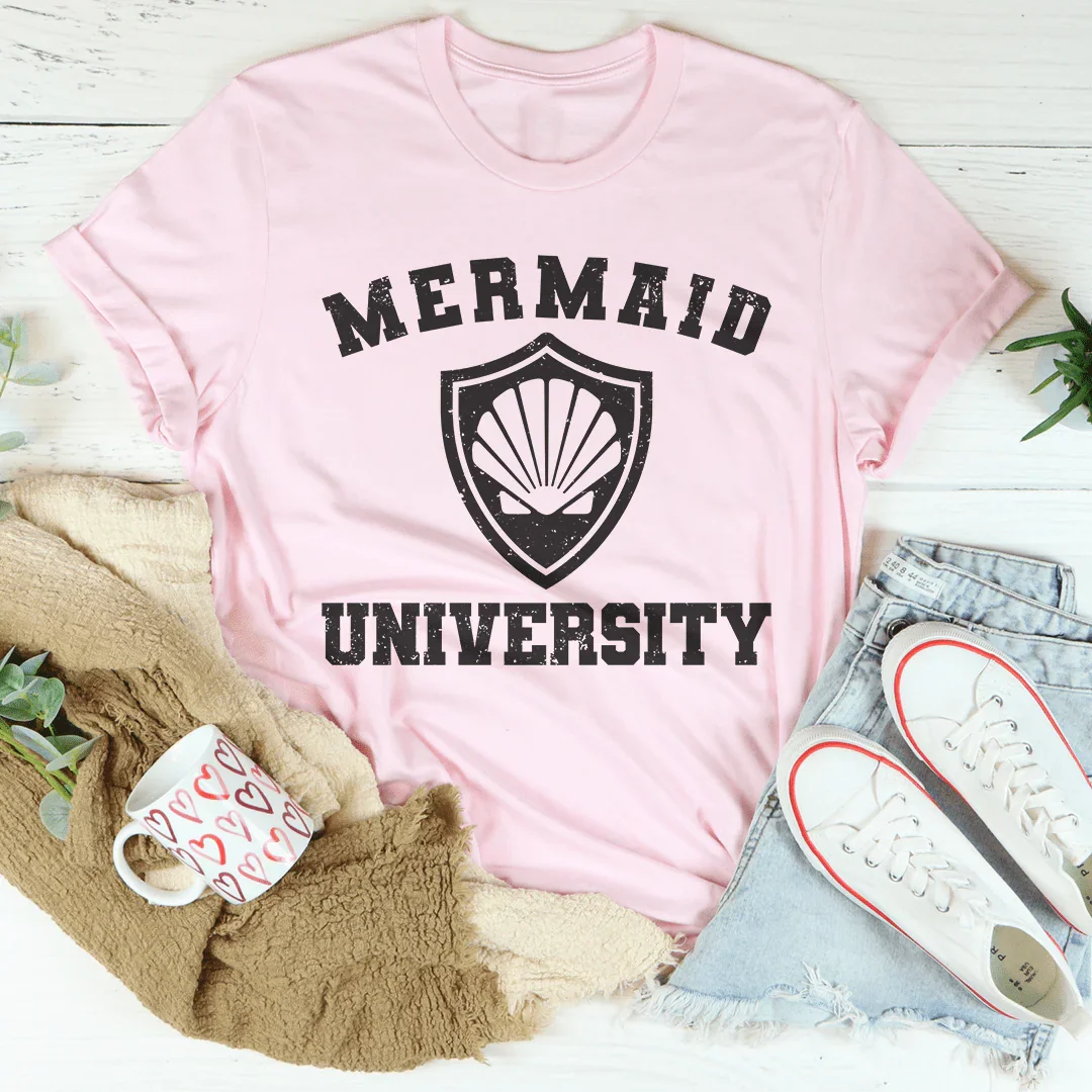 Mermaid University Tee - WonderingCloth