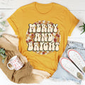 Merry And Bright Tee - WonderingCloth