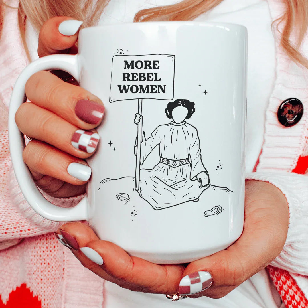 More Rebel Women Ceramic Mug 15 oz - WonderingCloth