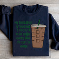 My Toxic Trait Iced Coffee Sweatshirt - WonderingCloth