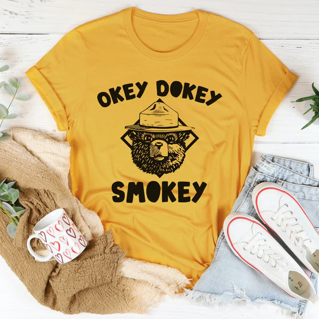 Okey Dokey Smokey Tee - WonderingCloth