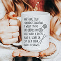 Old Lady Stuff Ceramic Mug 15 oz - WonderingCloth