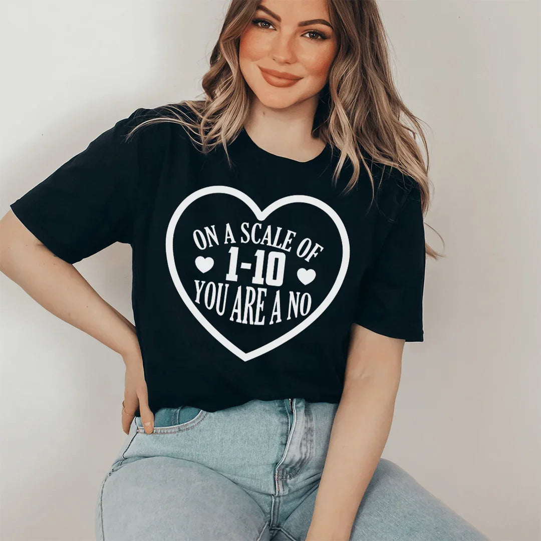 On A Scale Of 1-10 You're A No Tee - WonderingCloth
