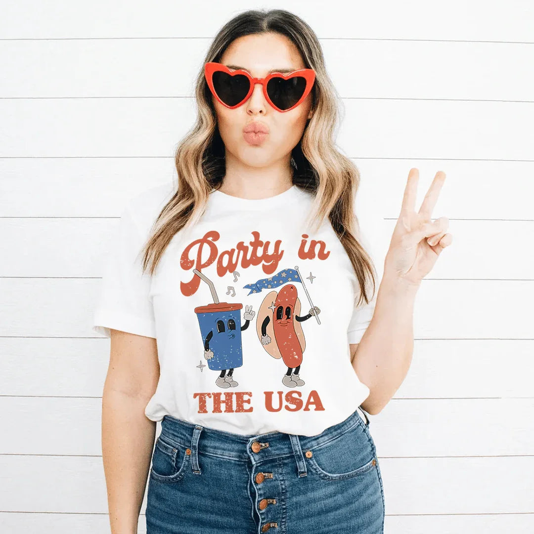 Party In The USA Tee - WonderingCloth