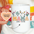 Personalized Mom Mug With Kids Names - WonderingCloth