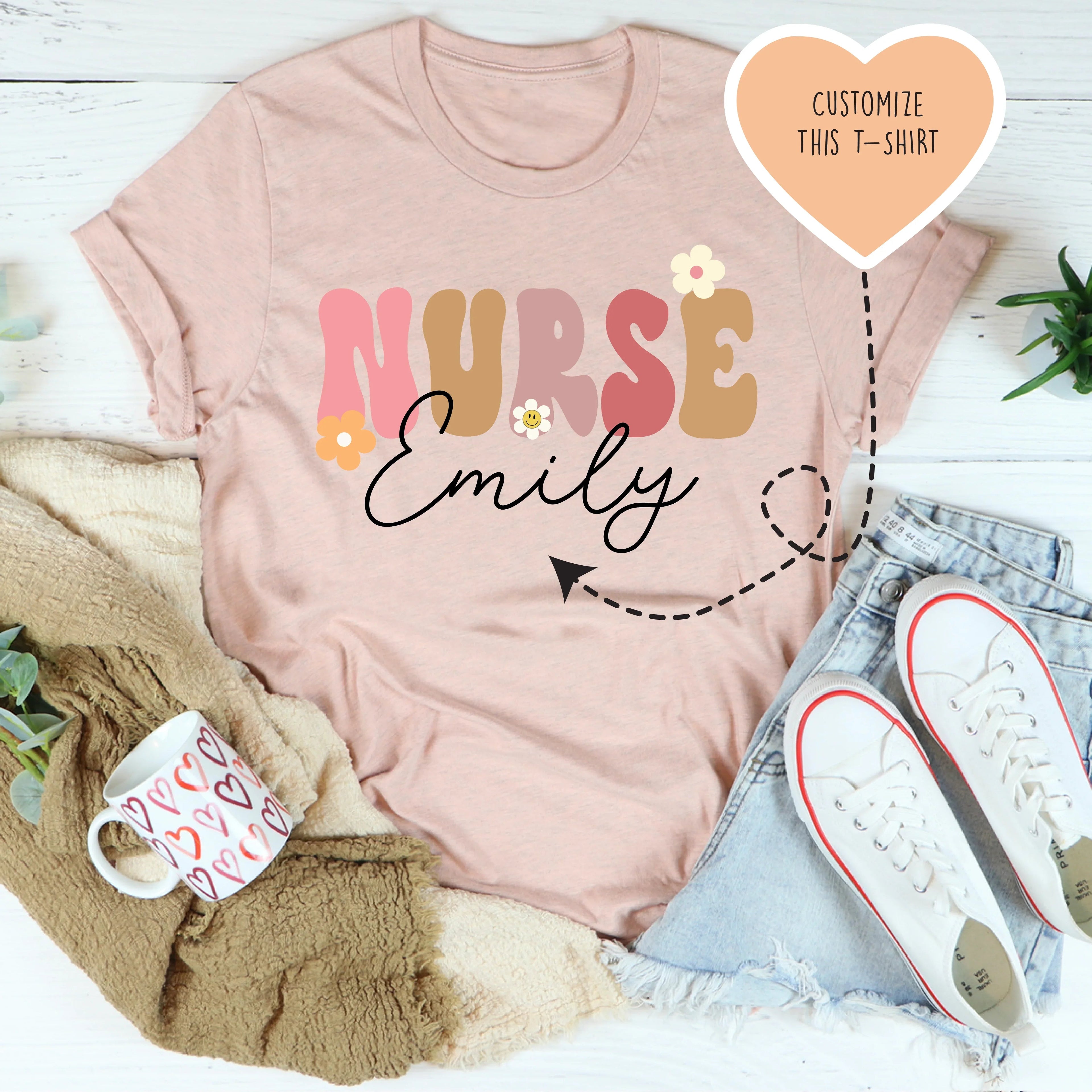 Personalized Nurse Tee - WonderingCloth