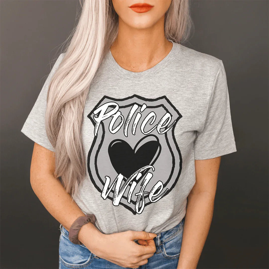 Police Wife Tee - WonderingCloth
