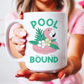 Pool Bound Ceramic Mug 15 oz - WonderingCloth