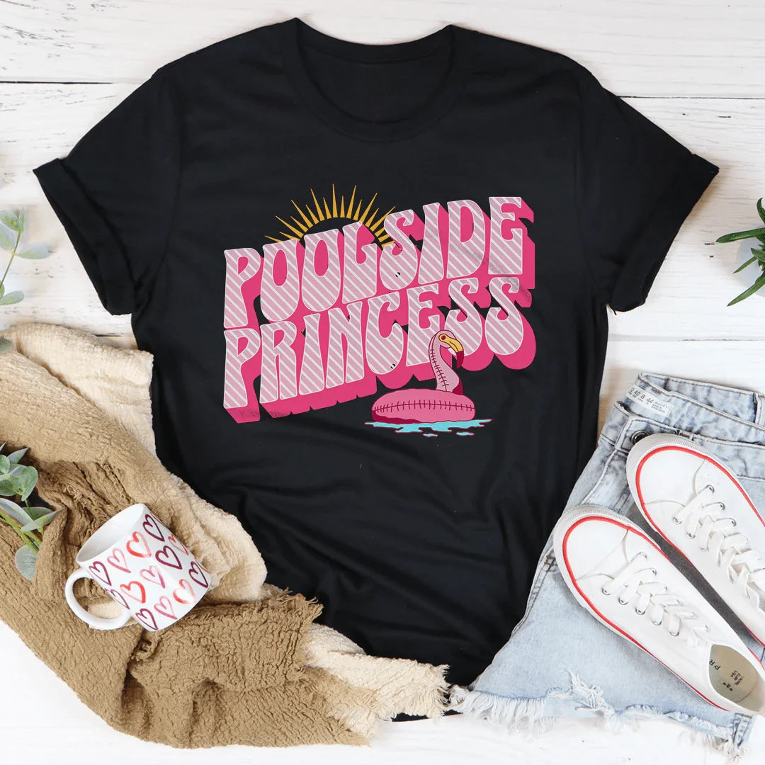 Poolside Princess Tee - WonderingCloth