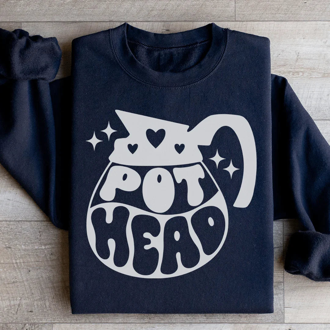 Pot Head Coffee Sweatshirt - WonderingCloth