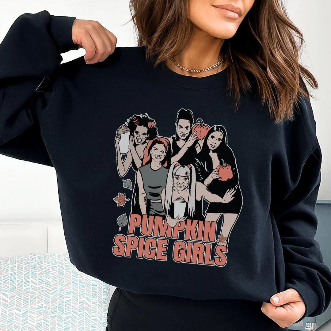 Pumpkin Spice Girls Sweatshirt - WonderingCloth