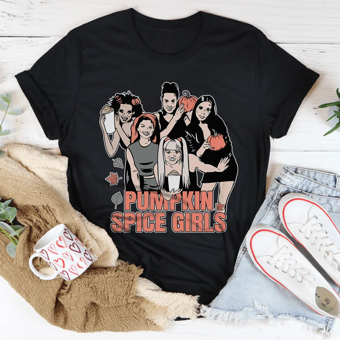 Pumpkin Spice Girls Tee - WonderingCloth