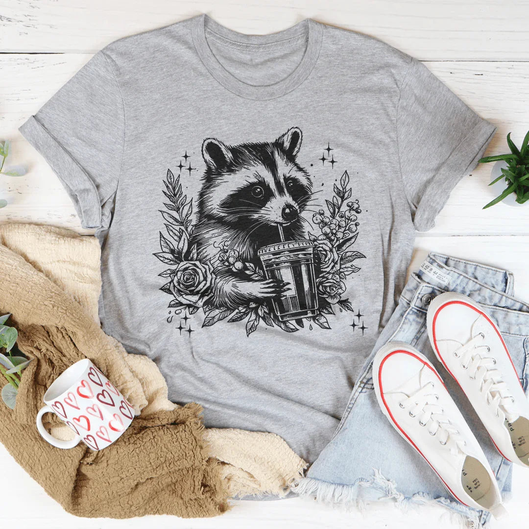 Racoon Tee - WonderingCloth