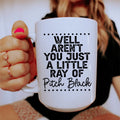 Ray Of Pitch Black Ceramic Mug 15 oz - WonderingCloth