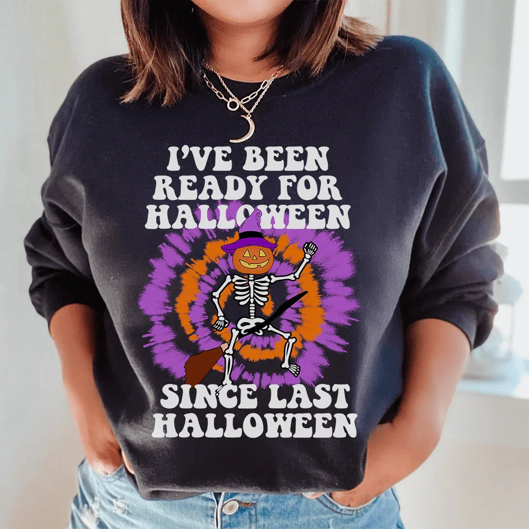 Ready For Halloween Sweatshirt - WonderingCloth