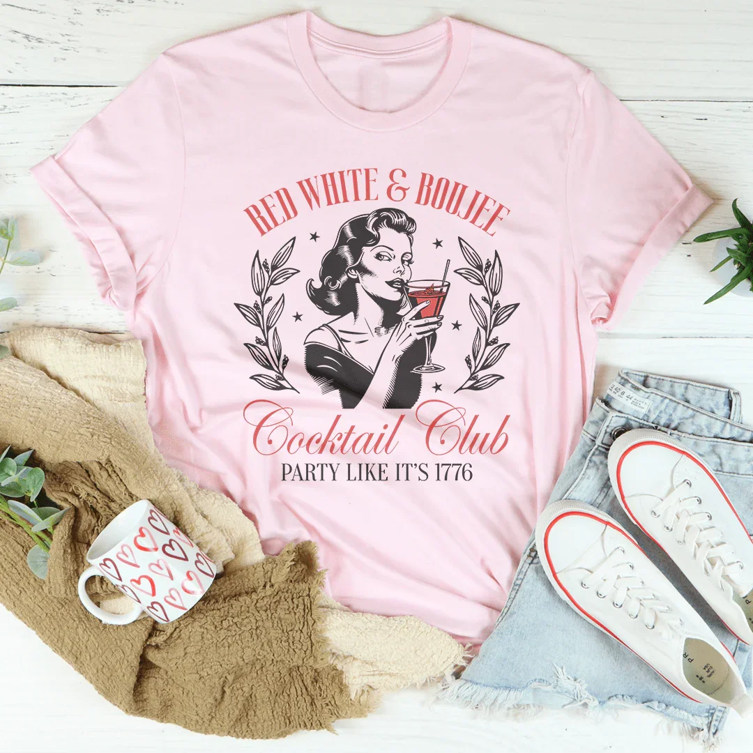 Red White And Boujee Cocktail Club Party Like It's 1776 - WonderingCloth